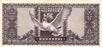 1946. 10.000.000BP (7x) T:II,II-