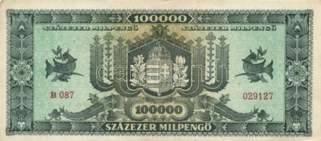 1946. 100.000MP (8x) köztük eltérő színárnyalatok T:II,II-