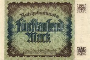 Német Birodalom /Weimari Köztársaság 1922. 5000M (3x) T:II
Germany/Weimar Republic 1922. 5000 Mark (...