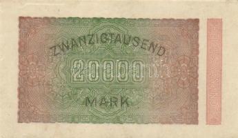 Német Birodalom /Weimari Köztársaság 1923. 20.000M "Hakensterne" vízjel (4x) T:I,II
German...