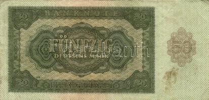 NDK 1948. 50M (10x) T:II-,III
GDR 1948. 50 Mark (10x) C:VF,F