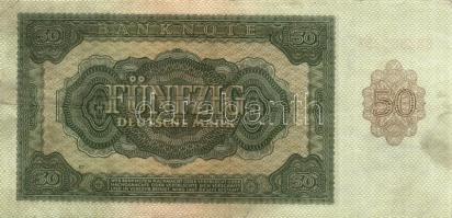 NDK 1948. 50M (10x) T:II-,III
GDR 1948. 50 Mark (10x) C:VF,F