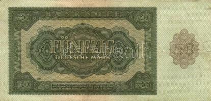 NDK 1948. 50M (10x) T:II-,III
GDR 1948. 50 Mark (10x) C:VF,F