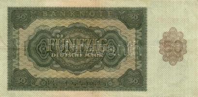 NDK 1948. 50M (10x) T:II-,III
GDR 1948. 50 Mark (10x) C:VF,F
