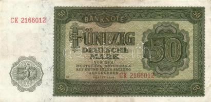 NDK 1948. 50M (10x) T:II-,III
GDR 1948. 50 Mark (10x) C:VF,F