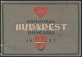 1933 Jamboree Budapest Hungaria 16 oldalas emlékfüzet a külföldi résztvevőknek Márton és Richter grafikákkal /  1933 Jamboree memorial booklet for the foreigners with Marton graphics 16p