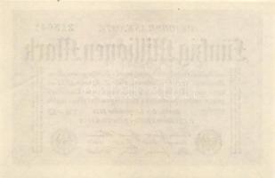 Német Birodalom /Weimari Köztársaság 1923.9.1. 50.000.000M fehér papír (3x) egymás utáni sorszámmal ...