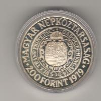 1979. "Bethlen Gábor" 200Ft ezüst, díszdobozban T:PP Csak 5000db! RR!!