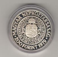 1979. "Bethlen Gábor" 200Ft ezüst, díszdobozban T:PP Csak 5000db! RR!!