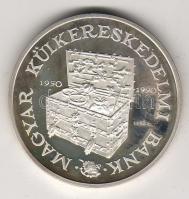 1990. "Magyar Külkereskedelmi Bank" ezüst 36,2gr díszdobozban T:PP