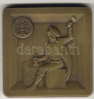 2004. "Magyar Pénzverő Rt."-"szögletes" bronz, üdvözlőkártyával T:BU