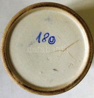 Kínai festett porcelán váza a peremén kis lepattogzás /
Chinese chinaware vase with small fault 31cm