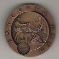 2005. Magyar Pénzverő "látogató érem" bronz tiszteletkártyával díszdobozban T:BU