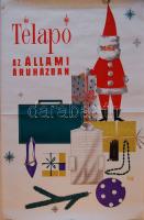 Télapó az Állami Áruházban 48x70 cm