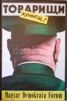 1989 Továrisi Konyec MDF plakát 47x68 cm