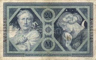 Német Birodalom/Császárság 1915. 20M (10x) T:II-,III
German Empire 1915. 20 Mark (10x) C:VF,F