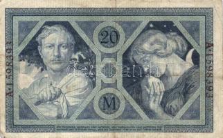 Német Birodalom/Császárság 1915. 20M (10x) T:II-,III
German Empire 1915. 20 Mark (10x) C:VF,F