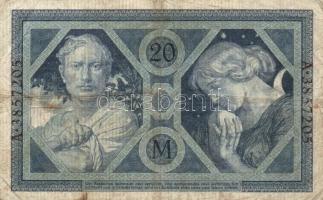 Német Birodalom/Császárság 1915. 20M (10x) T:II-,III
German Empire 1915. 20 Mark (10x) C:VF,F