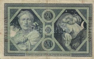 Német Birodalom/Császárság 1915. 20M (10x) T:II-,III
German Empire 1915. 20 Mark (10x) C:VF,F
