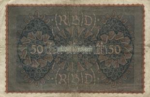 Német Birodalom/Császárság 1919. 50M "Reihe 1" (4x) T:III
German Empire 1919. 50 Mark &quo...