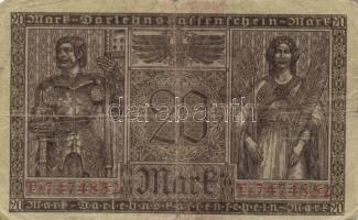 Német Birodalom/Császárság 1918.2.20. 20M (2x) T:III
German Empire 1918.20.2. 20 Mark (2x) C:F