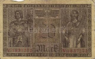 Német Birodalom/Császárság 1918.2.20. 20M (2x) T:III
German Empire 1918.20.2. 20 Mark (2x) C:F