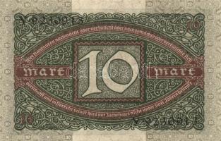 Német Birodalom/Weimari Köztársaság 1920. 10M "K,H,J" (3x) T:I-
Weimar Republic 1920. 10 M...