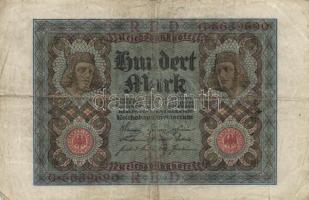 Német Birodalom/Weimari Köztársaság 1920. 100M (6x) klf alapnyomat betűk T:III
Weimar Republic 1920....