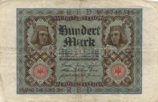 Német Birodalom/Weimari Köztársaság 1920. 100M (6x) klf alapnyomat betűk T:III
Weimar Republic 1920....