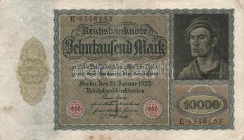 Német Birodalom/Weimari Köztársaság 1920. 100M (5x) klf alapnyomat betűk T:II-,III
Weimar Republic 1...