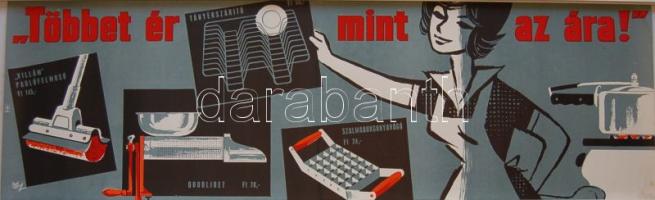 1966 Többet ér, mint az ára 83x28cm