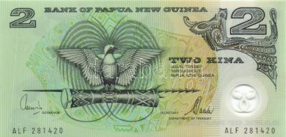 Pápua Új-Guinea 1996. 2K szignó:10 T:I Papua New Guinea 1996. 2 Kina sign. 10 C:Unc