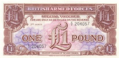 Nagy-Britannia/katonai kiadások 1956. 1Ł (3x) egymás utáni sorszámmal T:I
Great-Britain/British Arme...