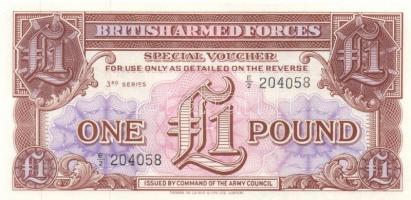 Nagy-Britannia/katonai kiadások 1956. 1Ł (3x) egymás utáni sorszámmal T:I
Great-Britain/British Arme...