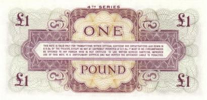 Nagy-Britannia/katonai kiadások 1962. 1Ł (4x) egymás utáni és egyugrású sorszámmal T:I
Great-Britain...