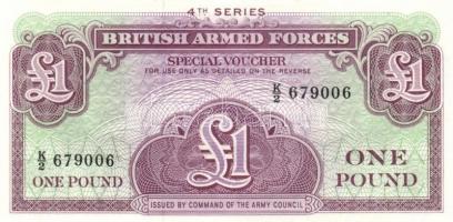 Nagy-Britannia/katonai kiadások 1962. 1Ł (4x) egymás utáni és egyugrású sorszámmal T:I
Great-Britain...