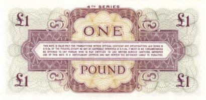 Nagy-Britannia/katonai kiadások 1962. 1Ł (4x) egymás utáni és egyugrású sorszámmal T:I
Great-Britain...