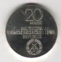 DDR 1981. "Fr. v. Stein" 20M ezüst T:1