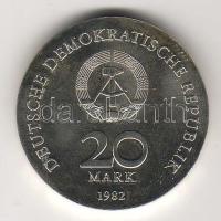 DDR 1982. "C. Zetkin" 20M ezüst T:1