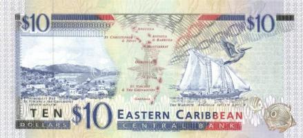 Kelet-Karibi Államok/Grenada 1993. (DN) 10$ T:I
East Caribbean States/Grenada 1993. (ND) 10 Dollars ...