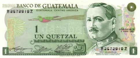 Guatemala 1982. 1Q T:I Guatemala 1982. 1 Quetzal C:Unc