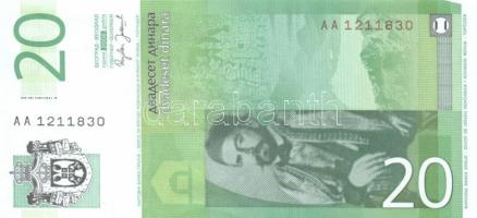 Szerbia 2006. 10D (4x) + 20D (4x) T:I
Serbia 2006. 10 Dinara (4x) + 20 Dinara (4x) C:Unc