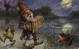 s: Schlitt: dwarf and frogs (EK)