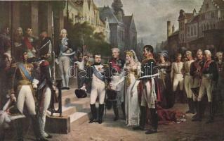 s: Gosse: The reception of Queen Louise of Prussia by Napoleon at Tilsitt