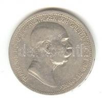 Ausztria 1908. 1K Ag "Jubileum" T:2- 
Austria 1908. 1 Corona Ag "Jubilee" C:VF