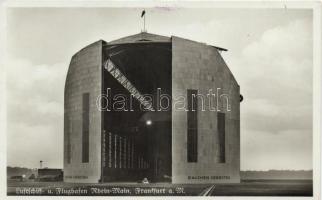 Hot air balloon Hindenburg at the airport of Frankfurt