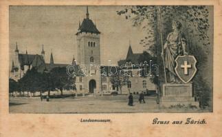 Zürich museum, wooden postcard (b)