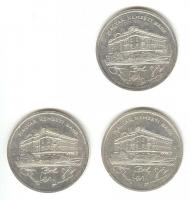 1992. 200Ft Ag "MNB" (3x) T:2