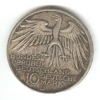 NSZK 1972D. 10M Ag "Olimpia-München/Stadium" T:2
Germany-Federal Republic 1972D. 10 DMark ...