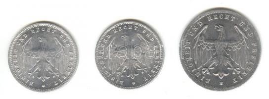 Német Birodalom/Weimari Köztársaság 1923E. 200M (2x) + 500M T:2
Germany/Weimar Republic 1923E 200 Ma...